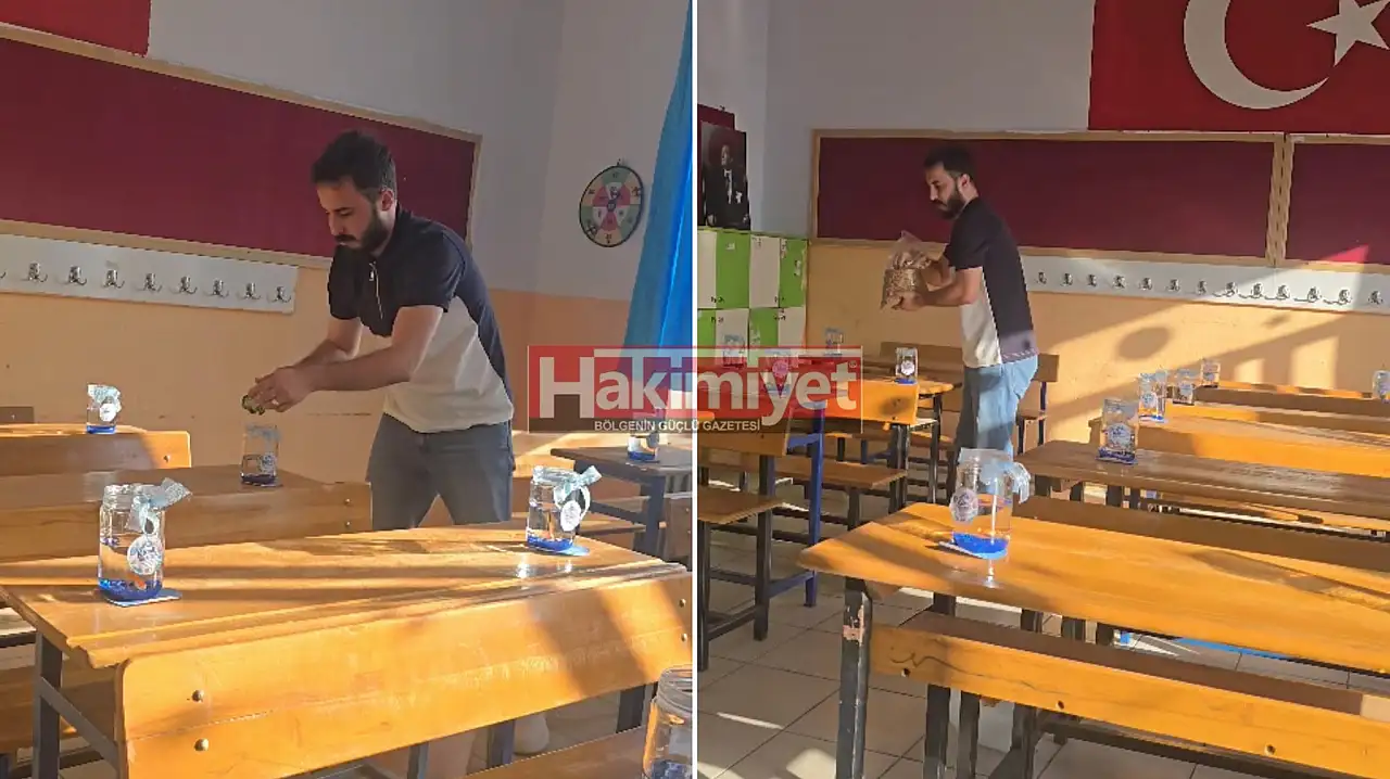 Konya'da öğretmenden öğrencilerine unutulmaz sürpriz