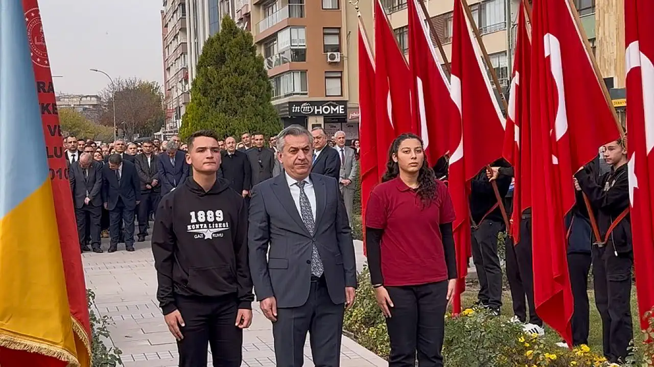 Konya'da 24 Kasım Öğretmenler Günü kutlandı