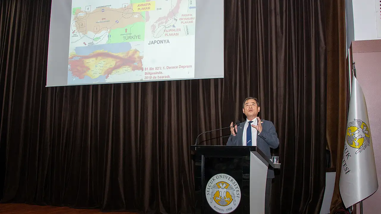Japon uzman Konya'da konuştu: Türkiye deprem can kayıplarında dünyada 3. sırada