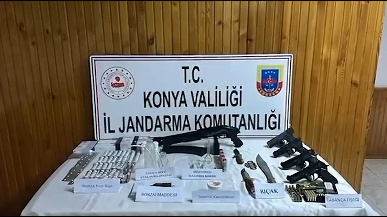 Konya'da uyuşturucu operasyonları: 28 tutuklama