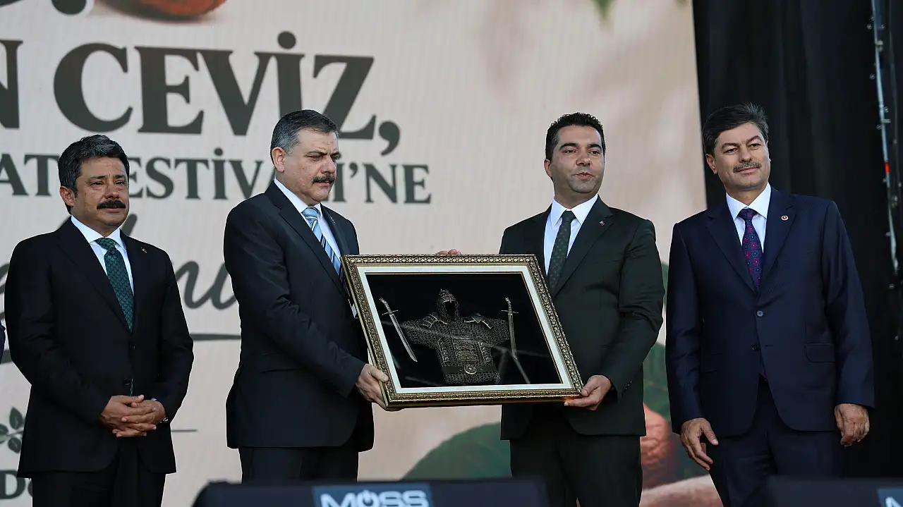 Konyalı Bakanın katıldığı törende Konya mehterinin sesi yükseldi