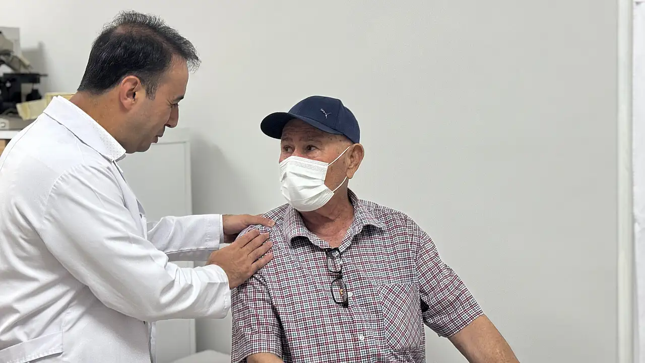 Konya'da 80 yaşındaki hasta kanseri yendi