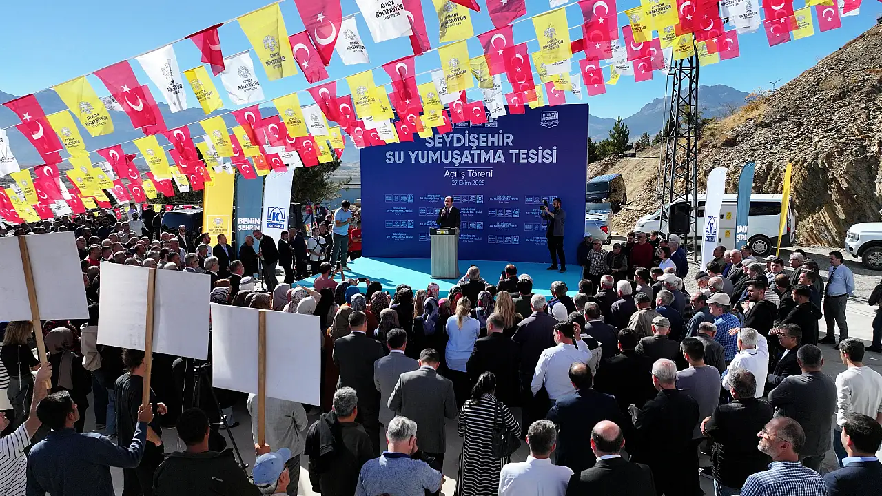 65 milyon liralık su yumuşatma tesisi açıldı !