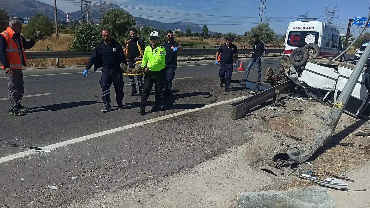 Konya sanayi çıkışında kaza: 1'i ağır 2 yaralı