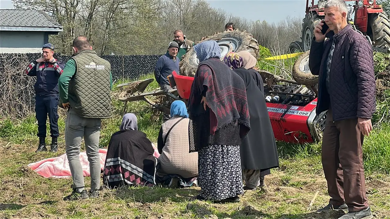Traktörün altında kalan 55 yaşındaki çiftçi yaşamını yitirdi