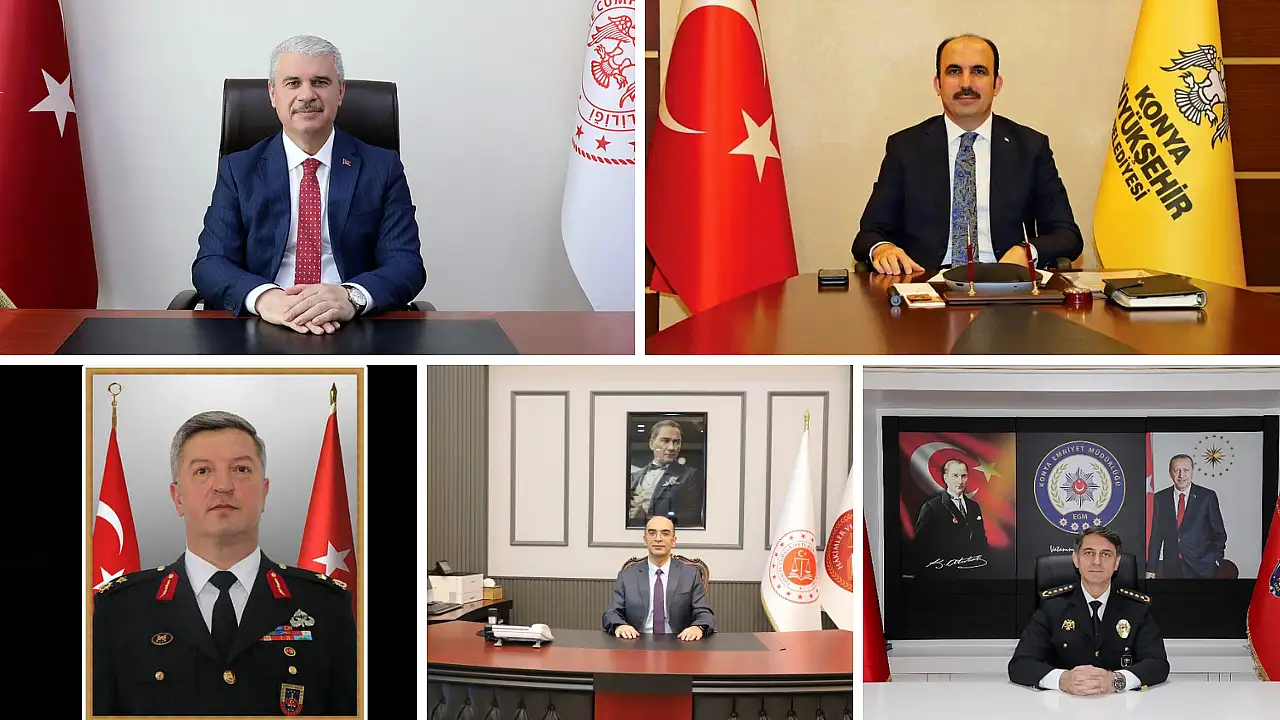 Konya'yı Yöneten Kadro ve 31 İlçenin tüm detayları tek haberde