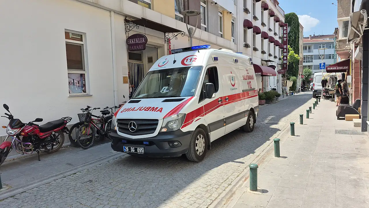 Girdiği hamamda kalbi durdu