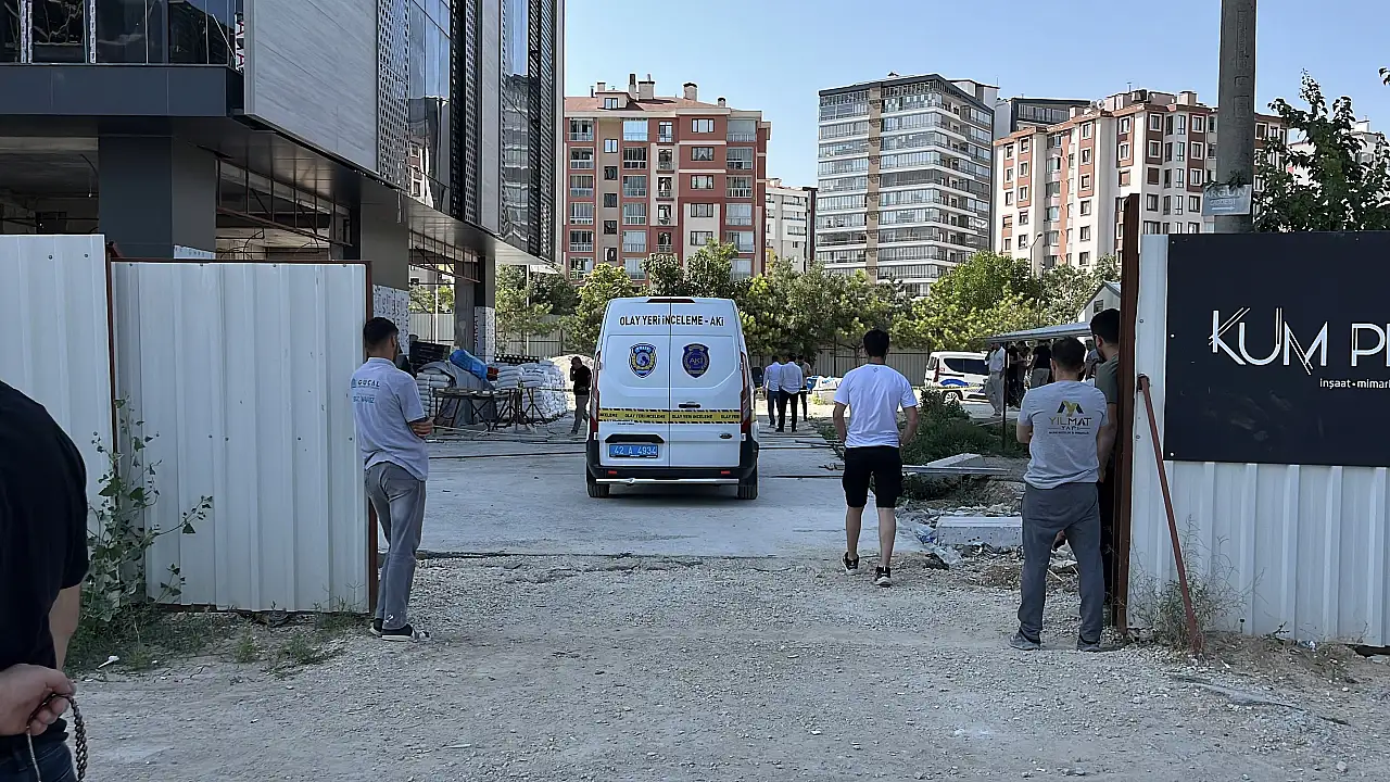 Konya'daki inşattan kahreden haber: Yedinci kattan düşen usta hayatını kaybetti!