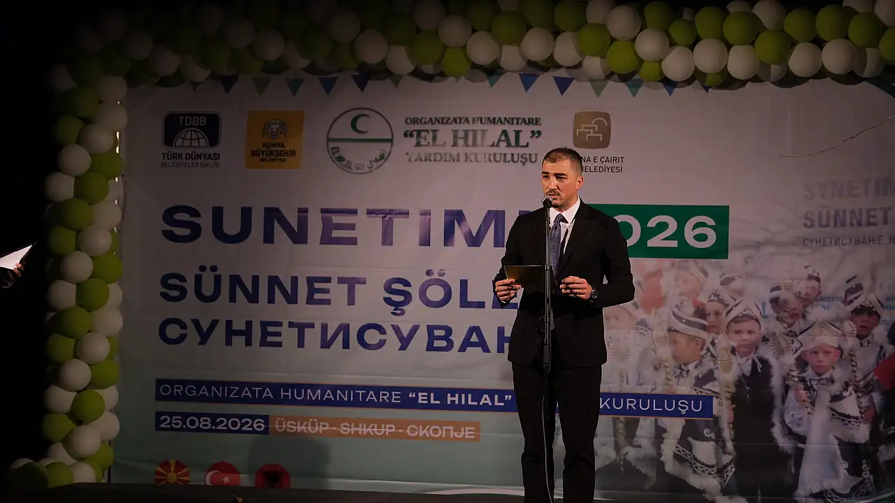Konya'dan gönül köprüsü: Üsküp Kalesi'nde 300 çocuk için sünnet şöleni