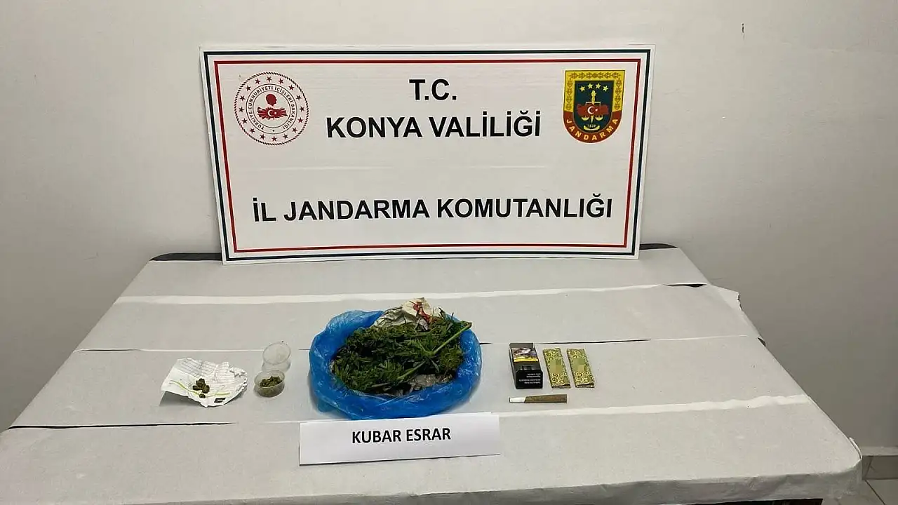 Konya'da jandarmadan peş peşe 59 operasyon! 7 tutuklama
