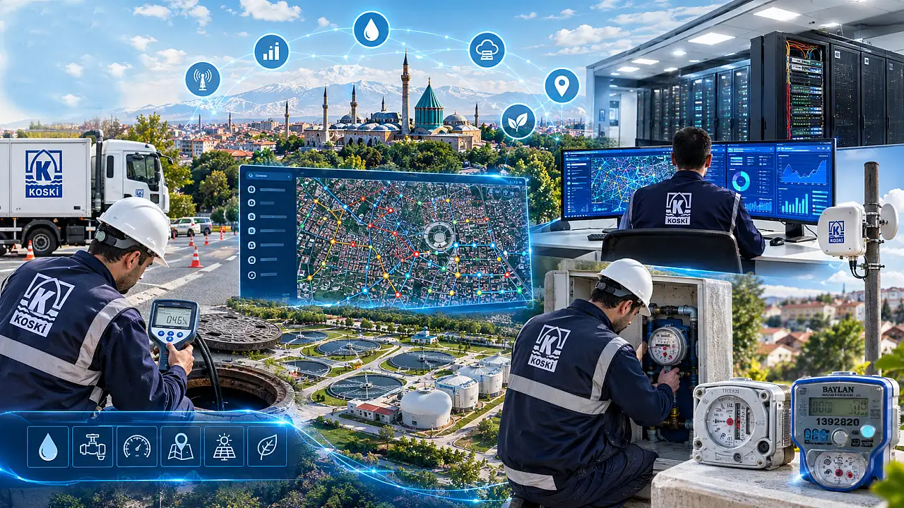 Konya'da altyapıya yapay zeka eli değdi: Tam 68 farklı sistem devreye alındı