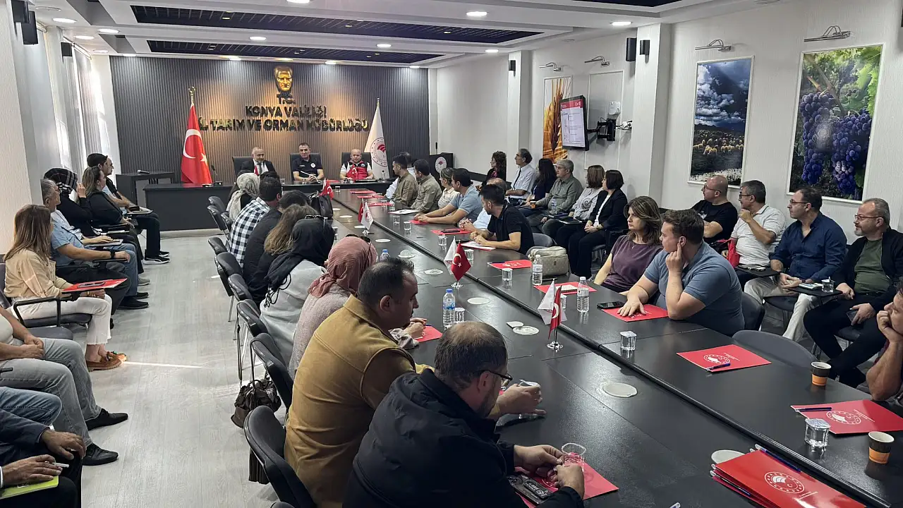 Konya'da sofraya ulaşan gıdalar için kritik toplantı