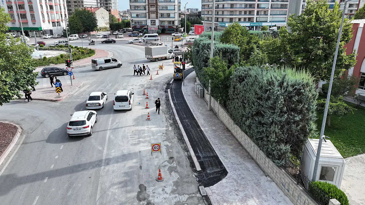 Konya'da bisiklet yollarında yenileniyor