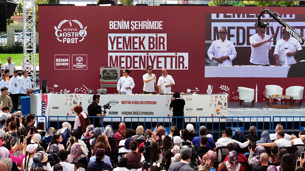 Konya GastroFest'e büyük ilgi! 4 günde yüz binlerce kişi akın etti