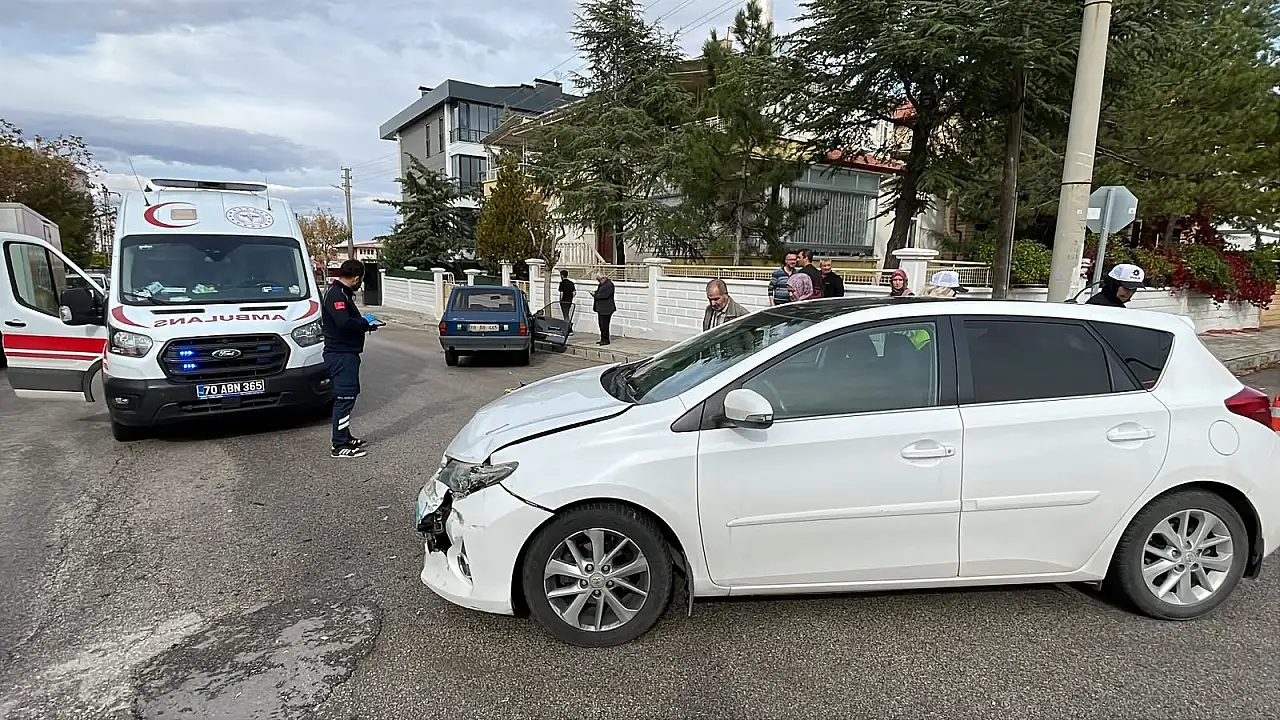 Karaman'da korkutan kaza! 1 kişi yaralandı
