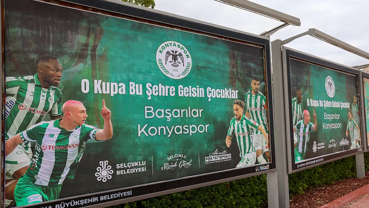 Selçuklu 'Bayrak As' çağrısıyla yeşil-beyaza büründü