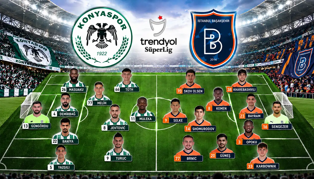 Konyaspor'da Başakşehir mesaisi! Kritik maç öncesi işte muhtemel 11'ler
