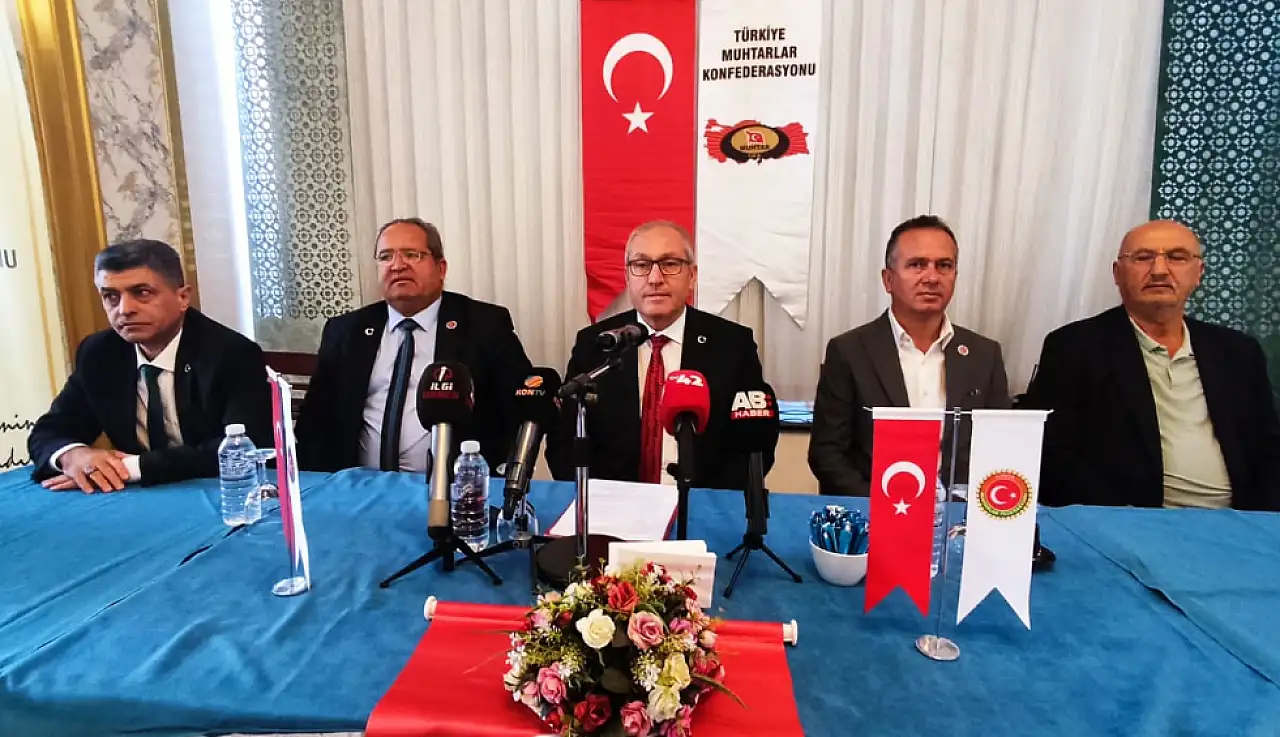 Konya'daki muhtarlar bir araya geldi: Seçim tarihi belli oldu!