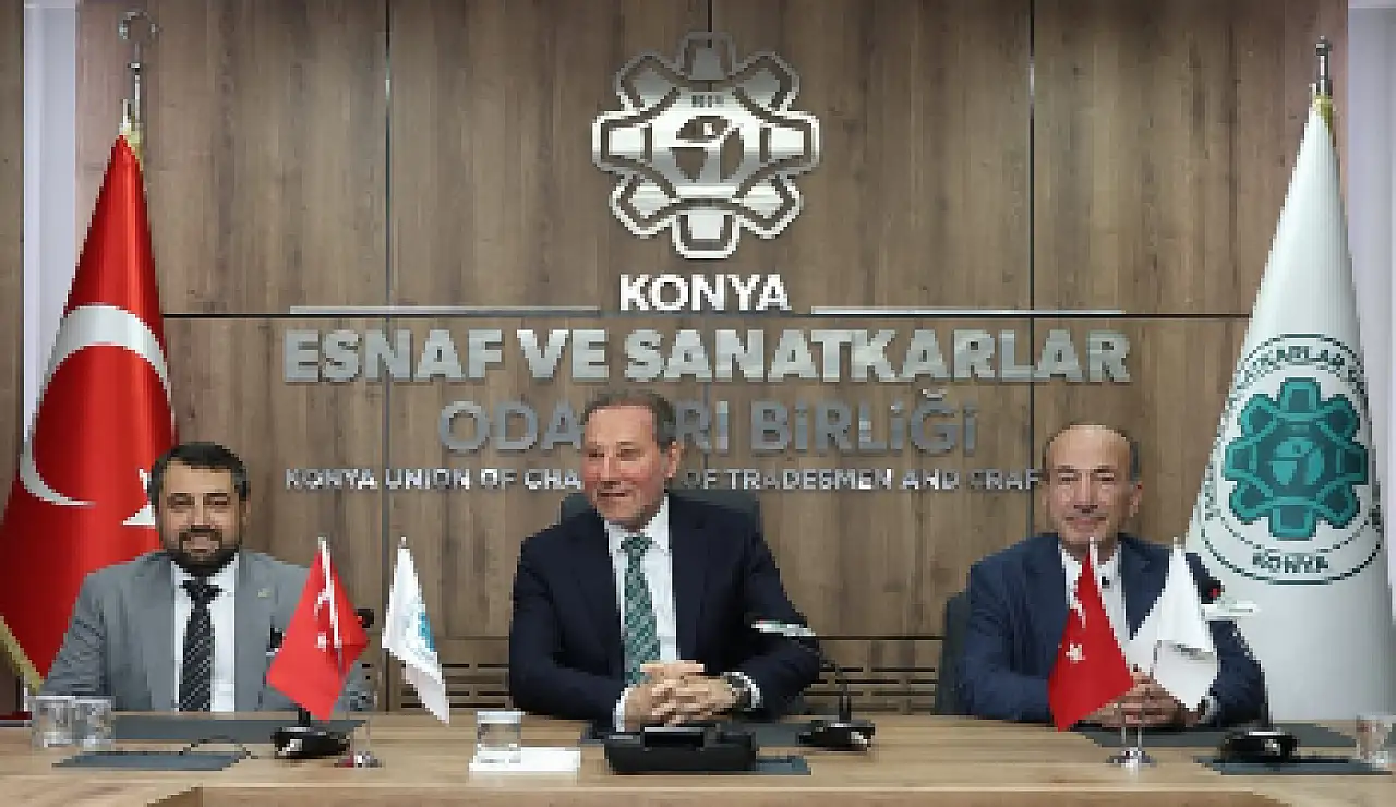 Konya Emlakçılar Odası'ndan KONESOB Başkanı Karabacak'a ziyaret