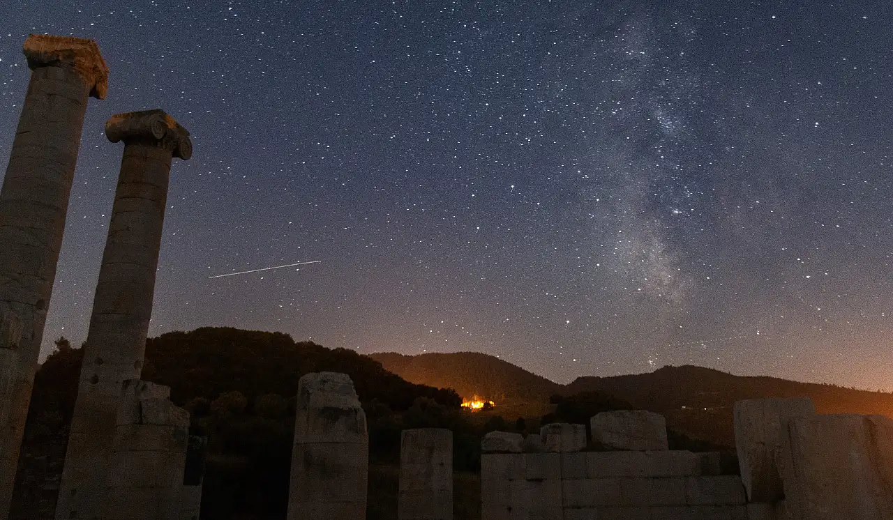 Manisa' da samanyolu galaksisi görüntülendi