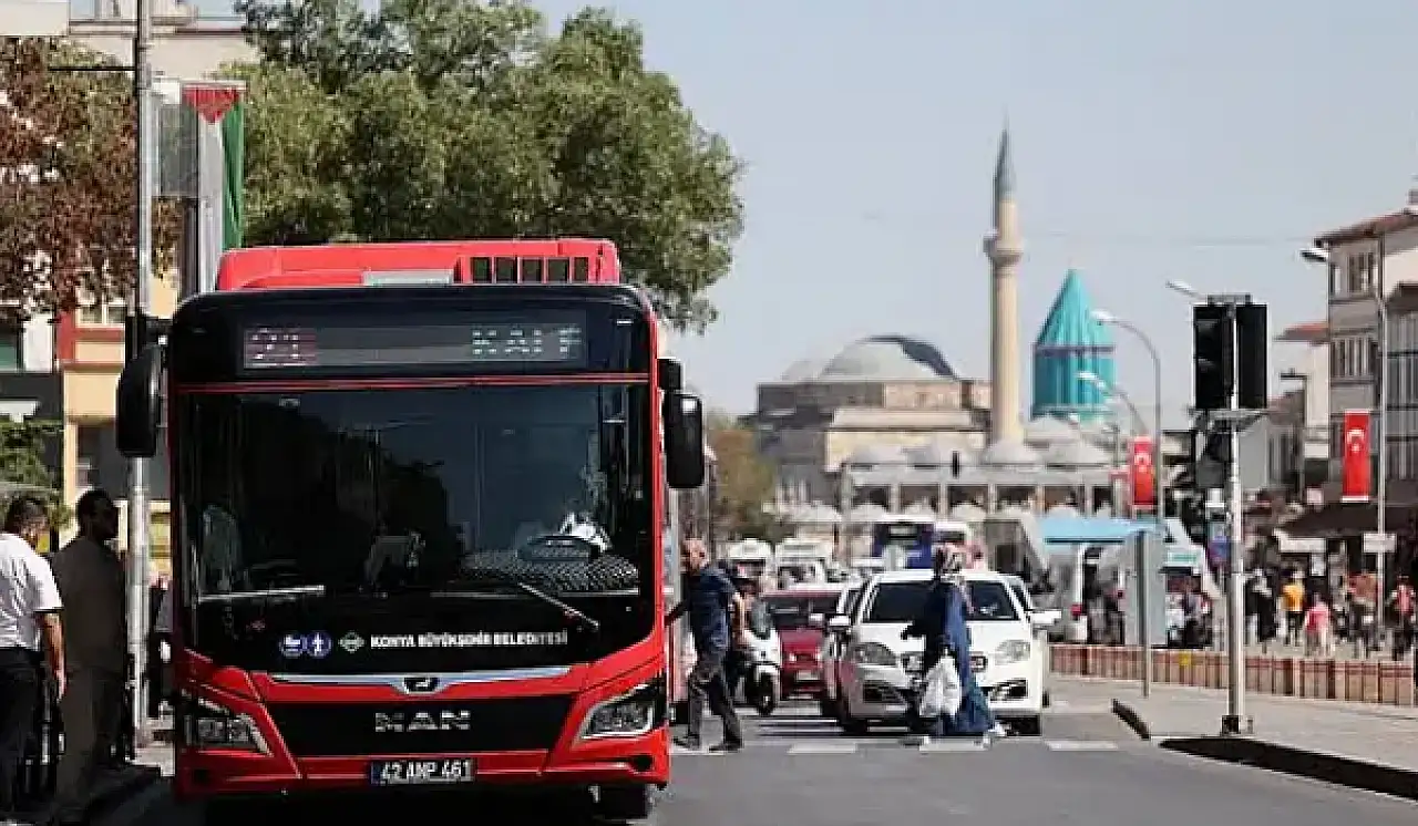 Konya toplu taşıma ücretsiz olacak!