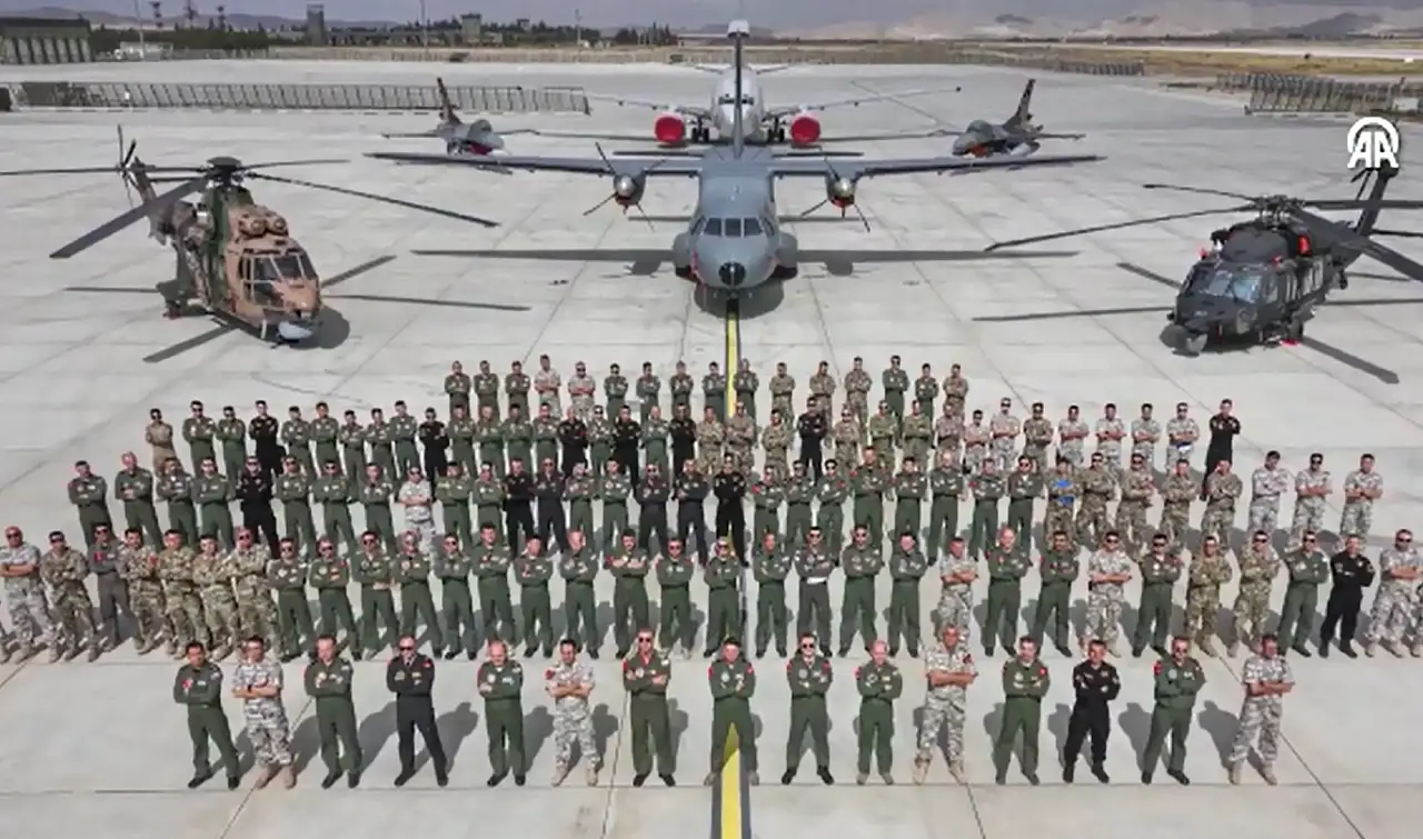 MSB, Konya'daki 'Milli Anadolu Ankası-2025' tatbikatını paylaştı!