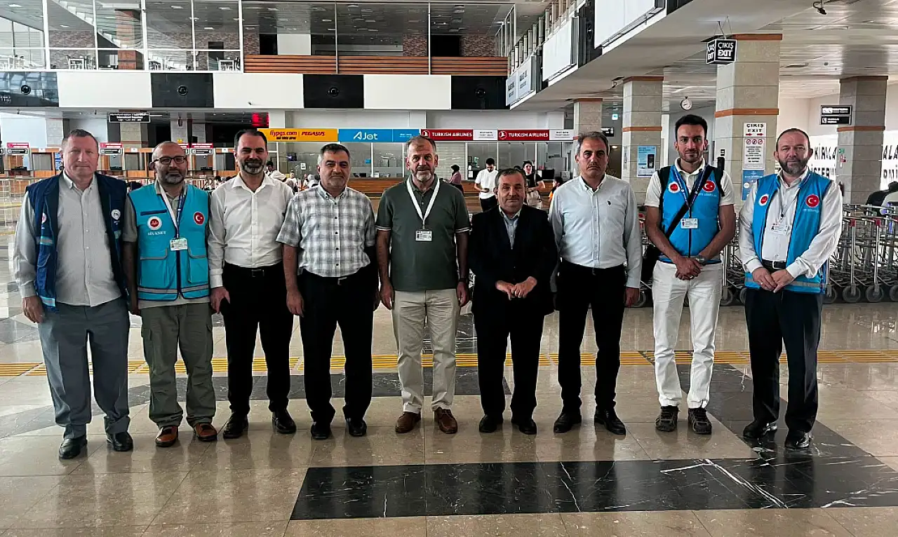Konya'dan kutsal topraklara yolculuk: Müftü Öge başkanlık ediyor!