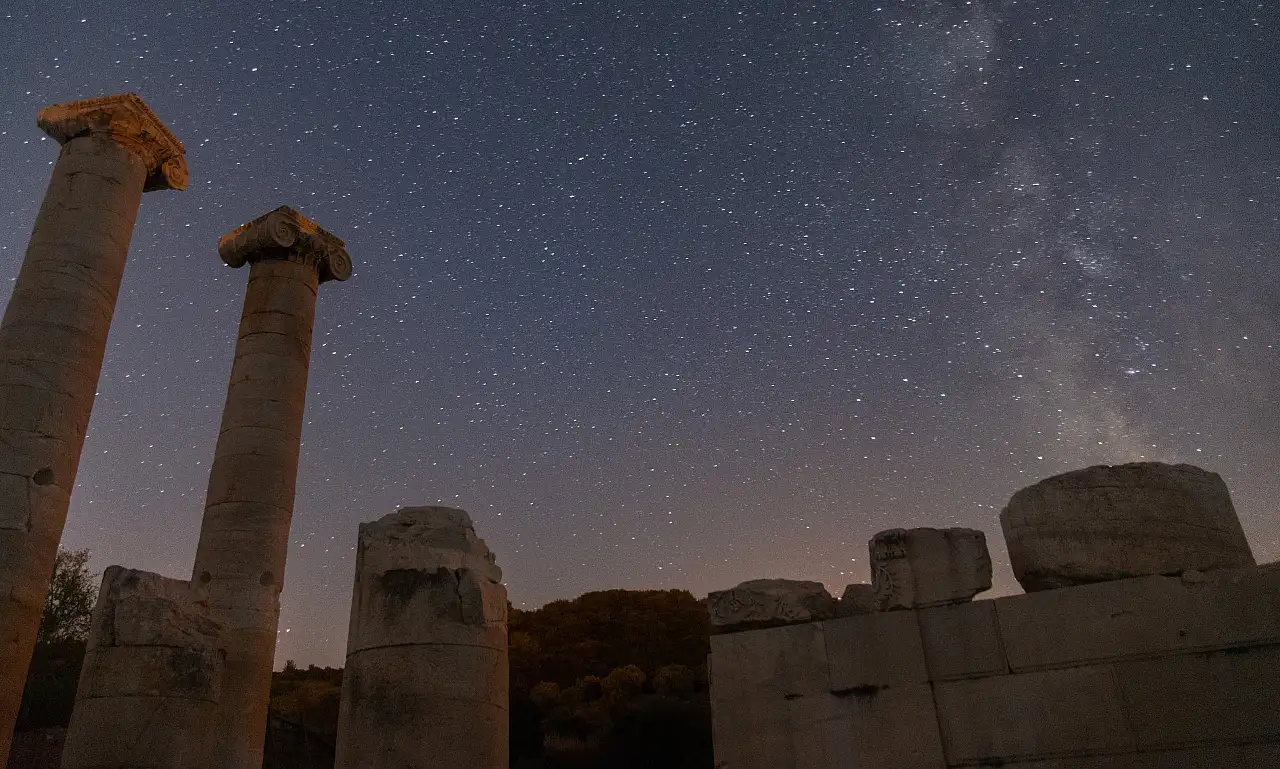 Manisa' da samanyolu galaksisi görüntülendi