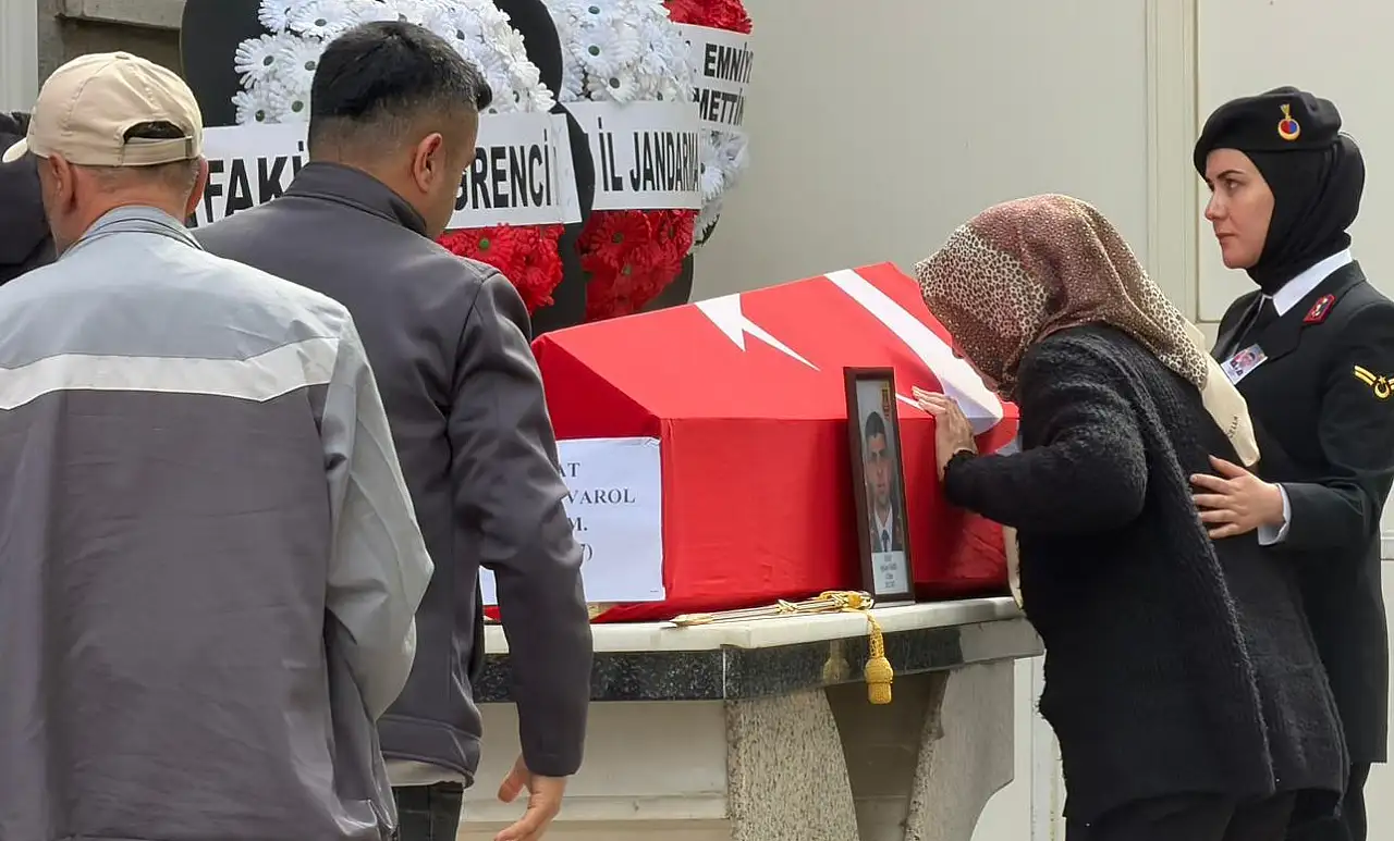 İlçe Jandarma Komutanı Üsteğmen Oğuzhan Varol memleketi Konya'da son yolculuğuna uğurlandı
