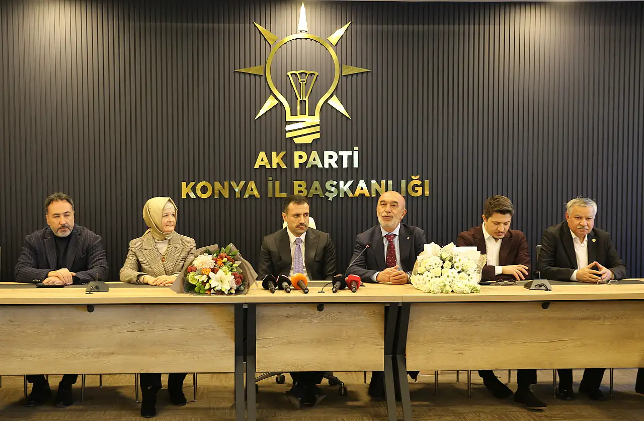 AK Parti Konya İl Başkanı Fatih Özgökçen görevine başladı
