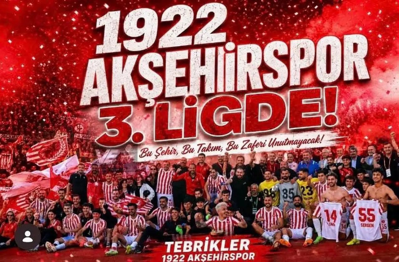 Akşehirspor'dan 21 yıl sonra büyük başarı
