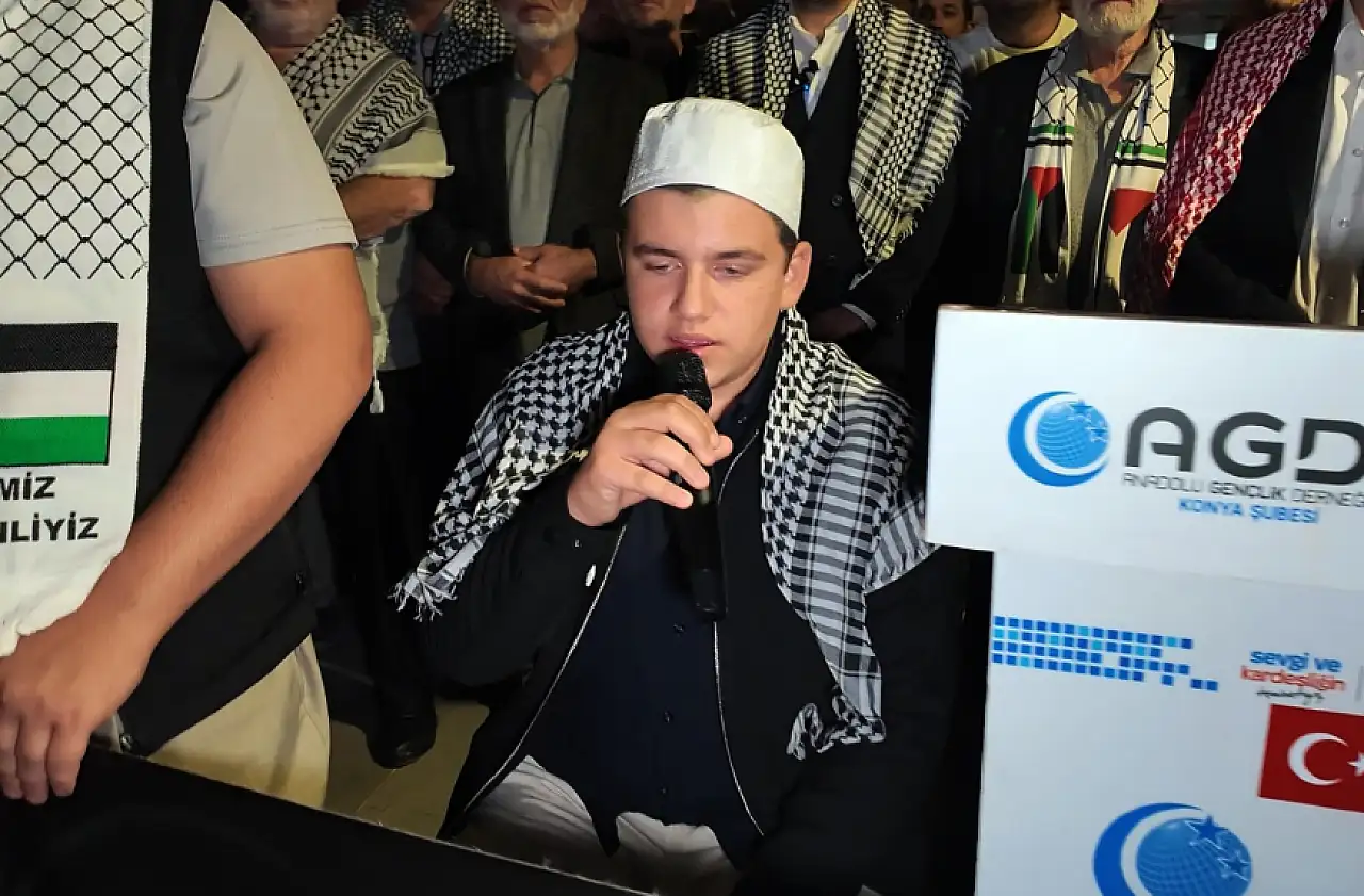 AGD Konya'dan Filistin çağrısı: 'Mazlumların acısı seyredilecek bir haber değil'