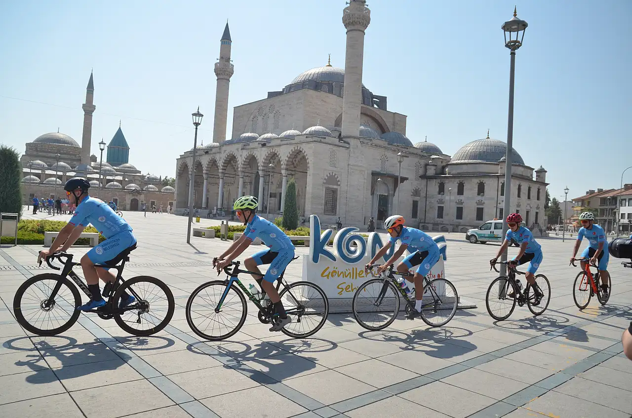 Şehit Ömer Halisdemir Bisiklet Turu Konya'da devam etti