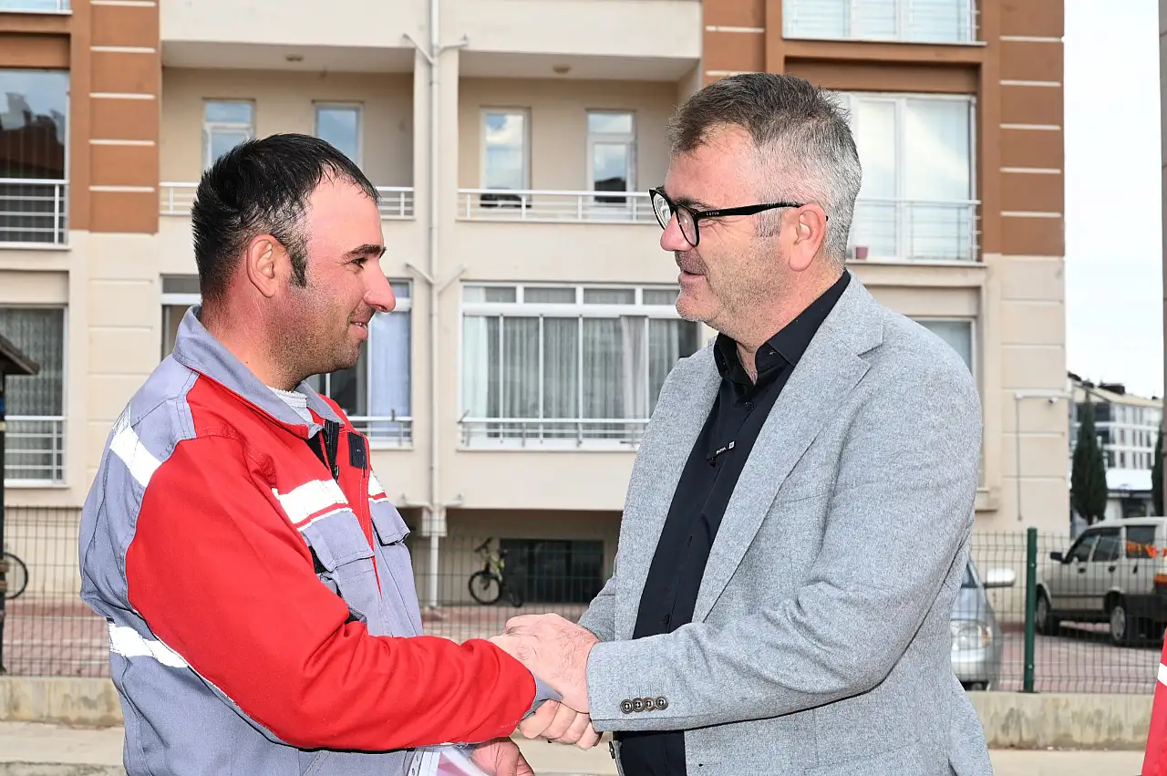 Konya'da belediye personelinden insanlık dersi