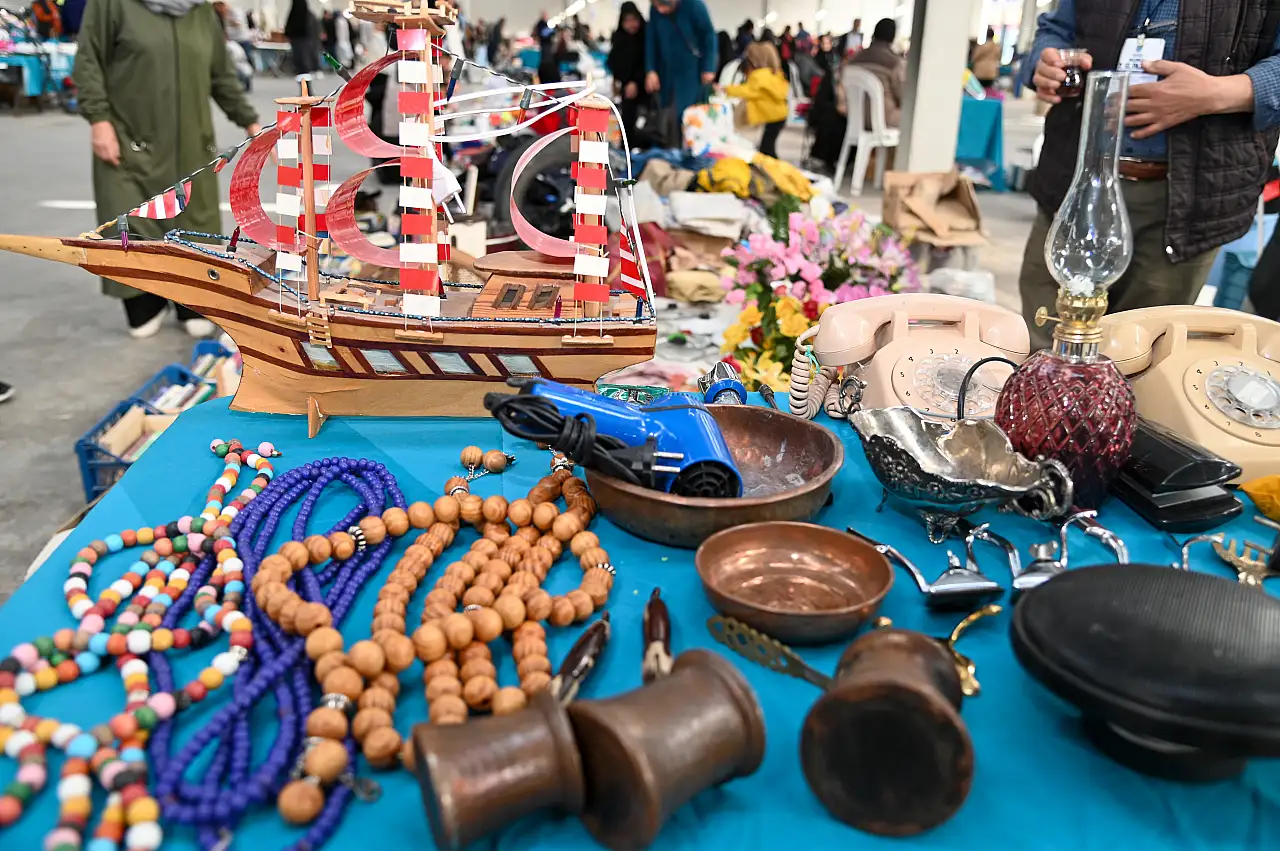 Konya'da hem bütçeye hem çevreye dost pazar: 2. el pazarı 24. kez kuruldu