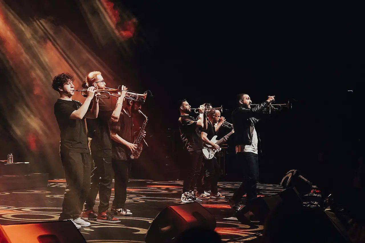 Müzisyen İbrahim Maalouf, Harbiye'de konser verdi