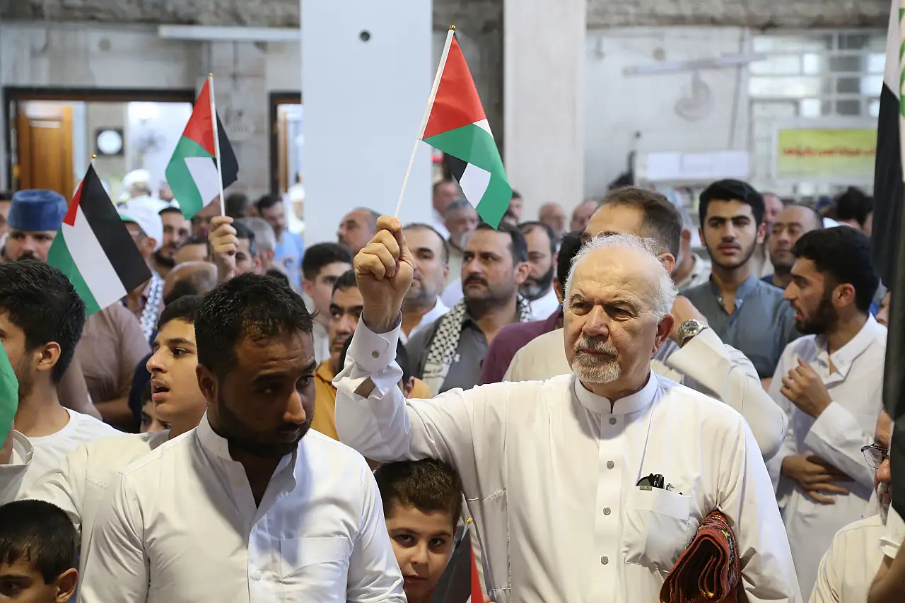 Bağdat'ta İsrail'in Gazze Saldırıları Protesto Edildi