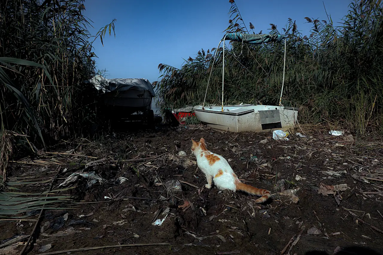 Su 17 metre çekildi, kayıklar karaya oturdu!
