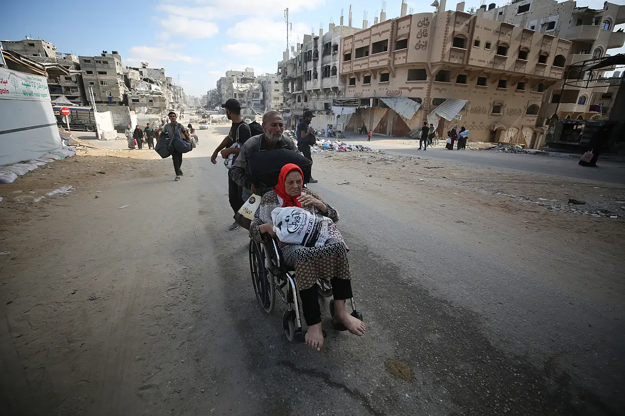 Filistinliler yine göç etmek zorunda kaldı