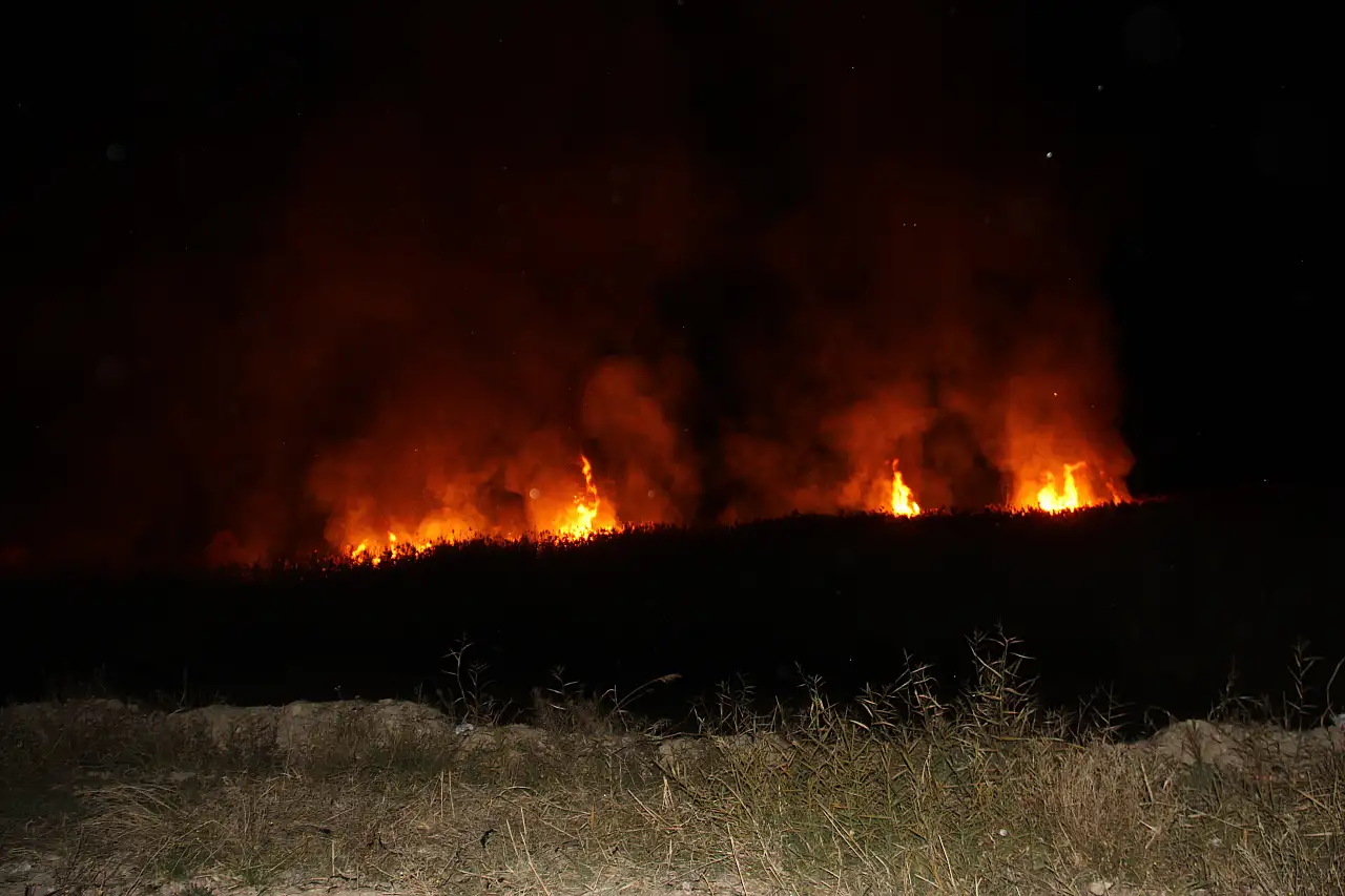 Konya'da çıkan yangın söndürüldü