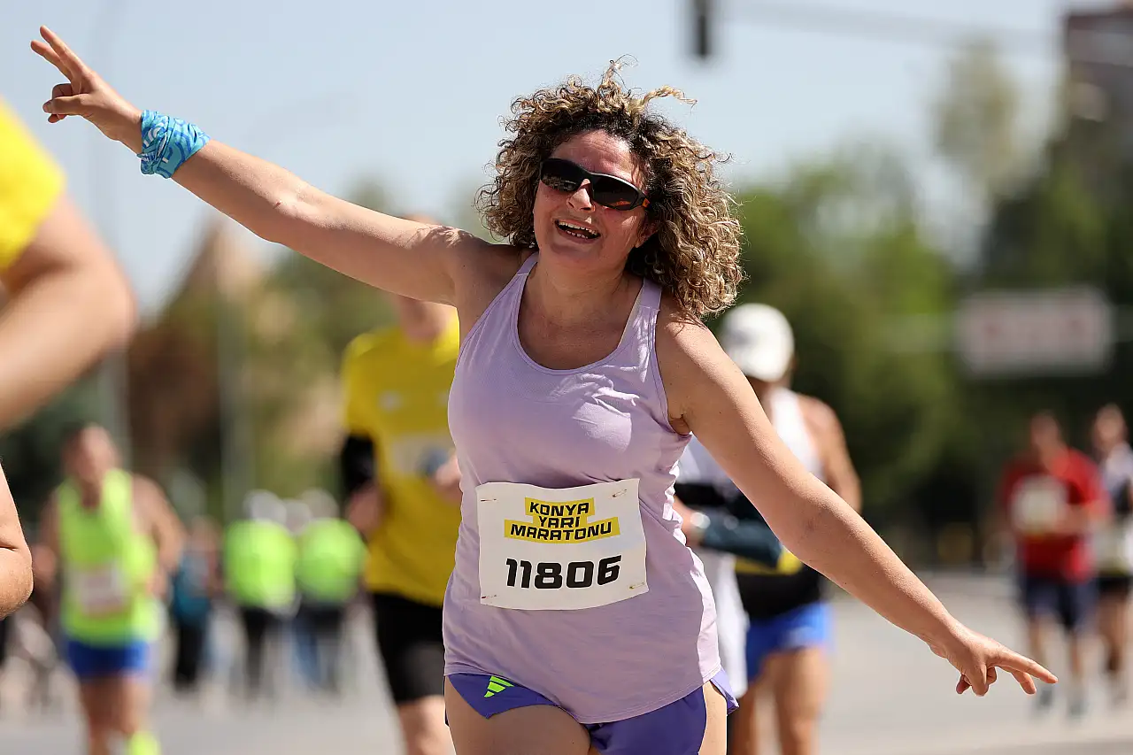 Kenyalı Atletler Konya Yarı Maratonu'na damga vurdu!