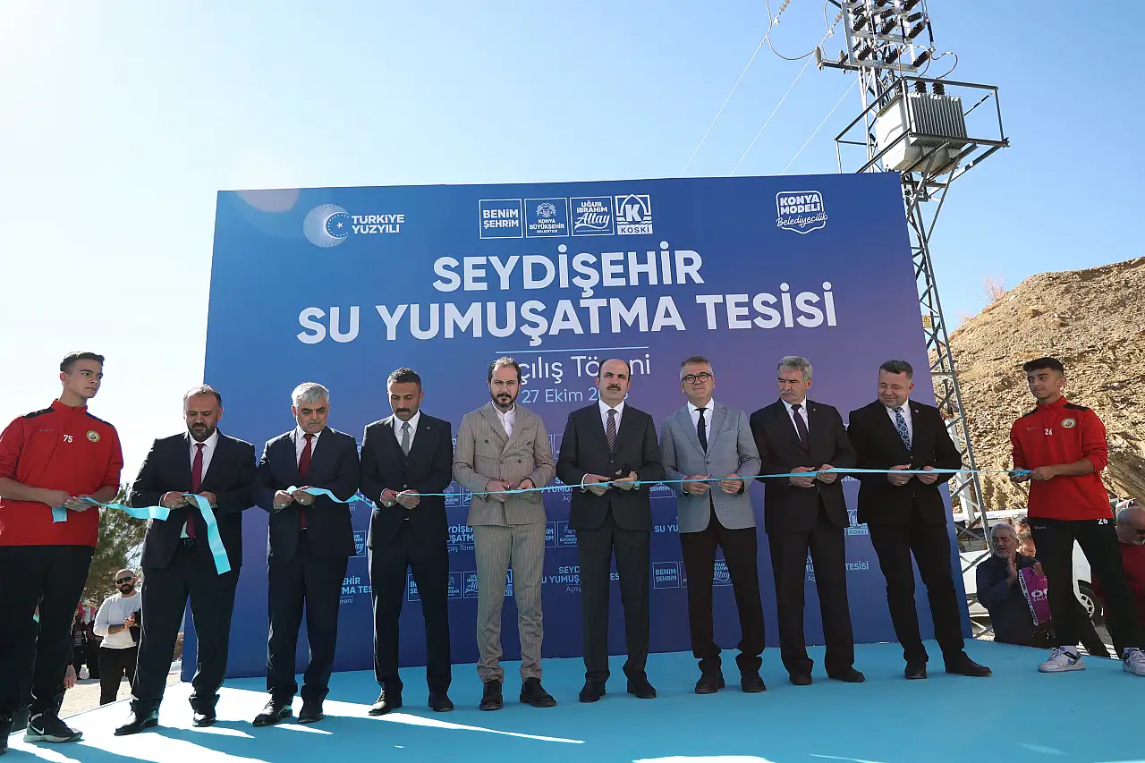 65 milyon liralık su yumuşatma tesisi açıldı !