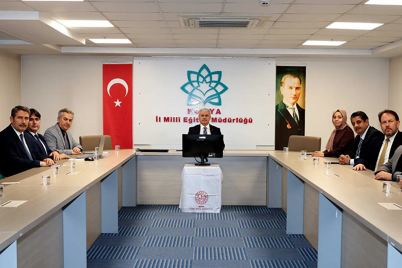 Konya'da Vali Akın'dan İl Milli Eğitim Müdürlüğü'ne ziyaret