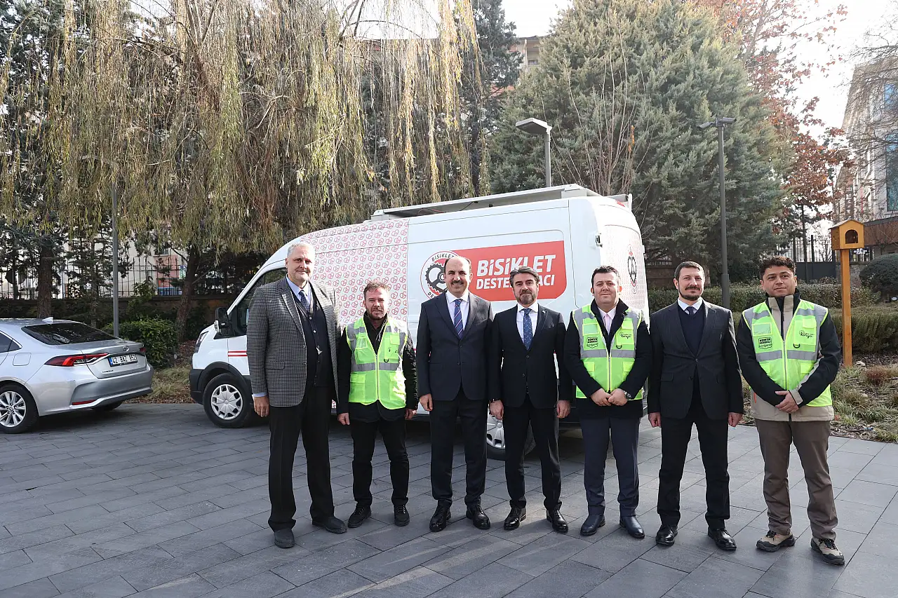 Konya pedala bastı: TOKİ'lerde bisikletlere ücretsiz bakım