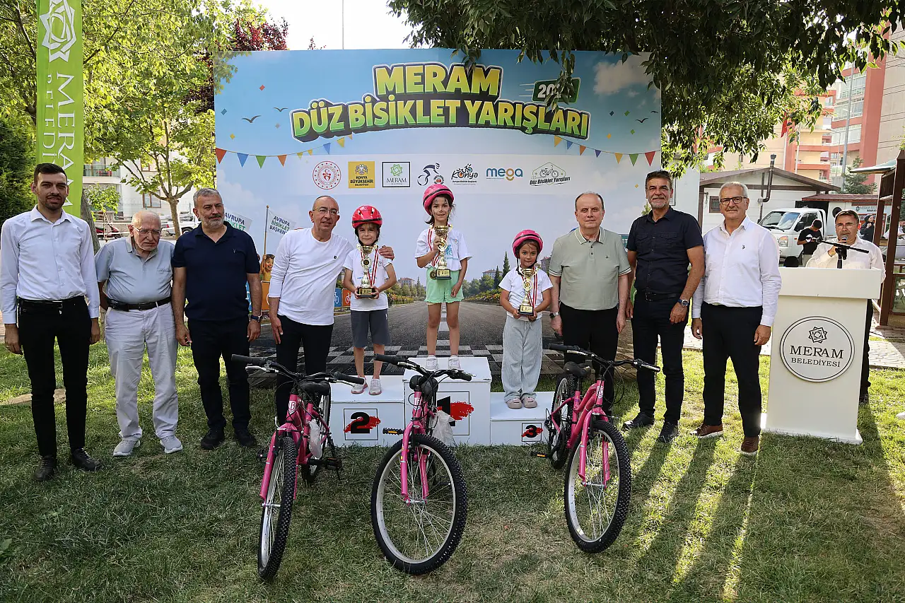 Konya'da çocukların yarışı şenliğe dönüştü