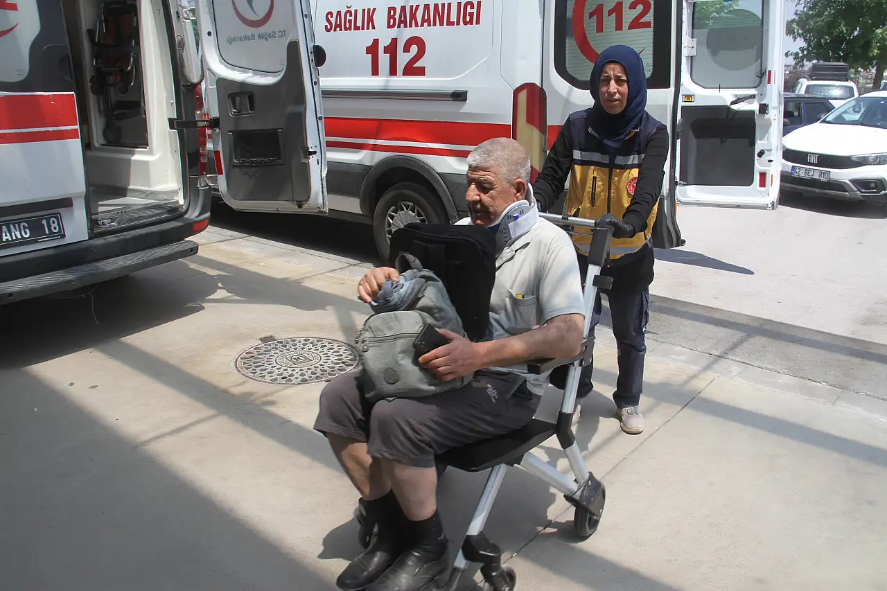 Konya'da korkutan kaza! 5 kişi hastaneye kaldırıldı