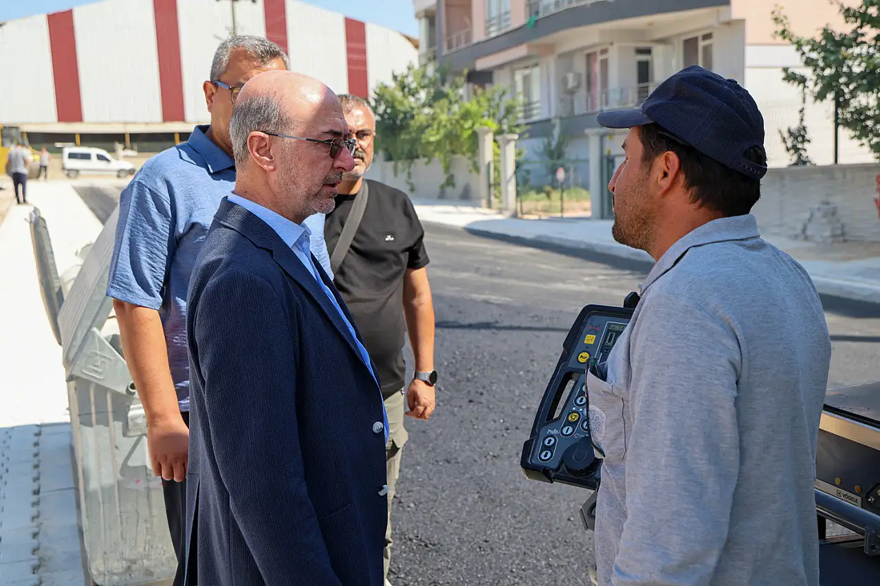 Konya'da asfalt çalışmaları sürüyor