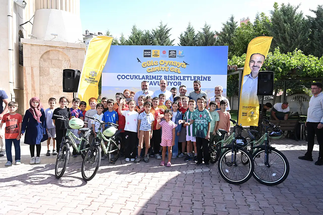 Konya'da 40 günlük sabah namazı maratonu sona erdi! Çocuklar bisikletlerine kavuştu