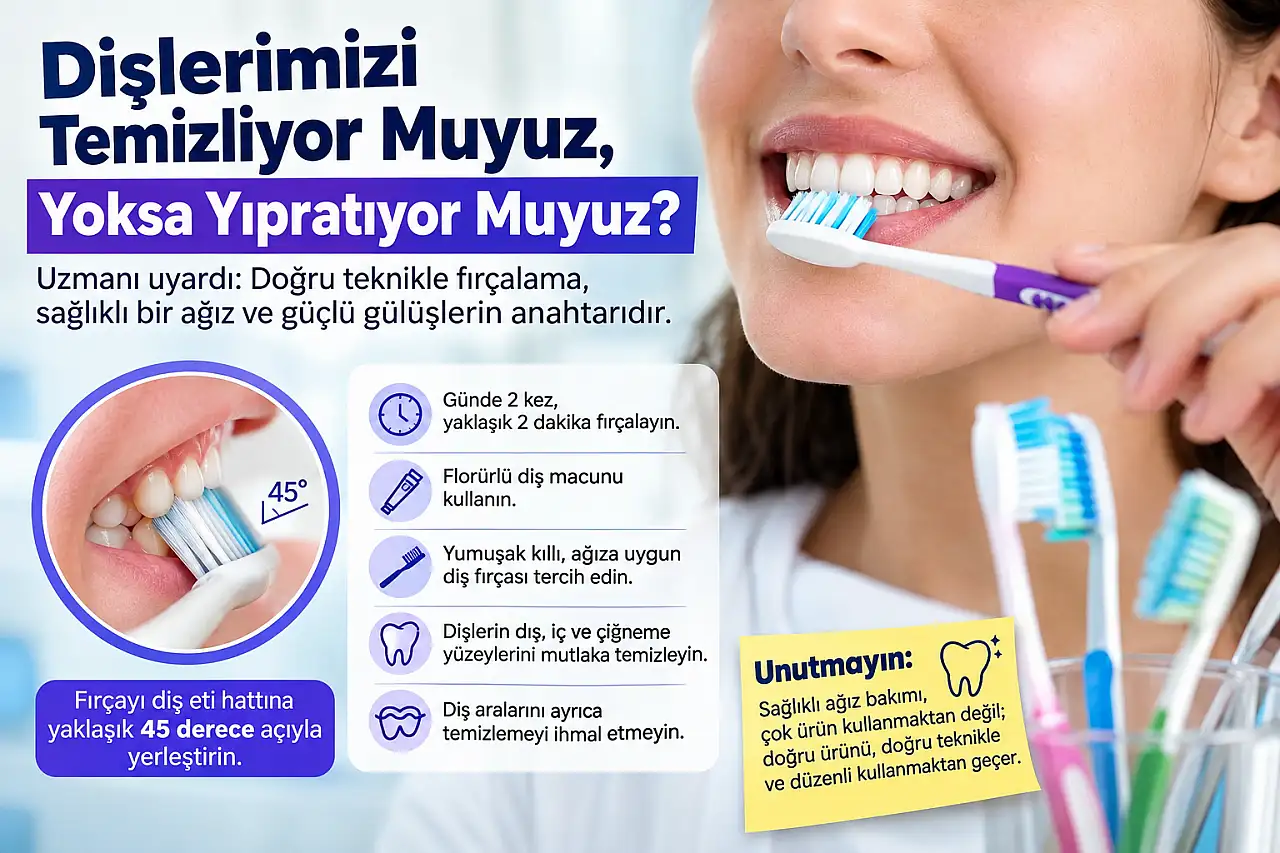 Dişlerimizi temizliyor muyuz, yoksa yıpratıyor muyuz? Uzmanı uyardı