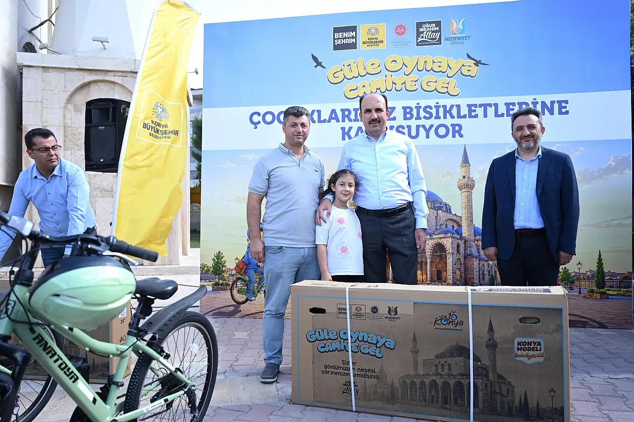 Konya'da 40 günlük sabah namazı maratonu sona erdi! Çocuklar bisikletlerine kavuştu